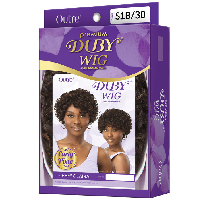 Outre Premium Duby Wig 100% Human Hair Full Wig - HH-SOLAIRA