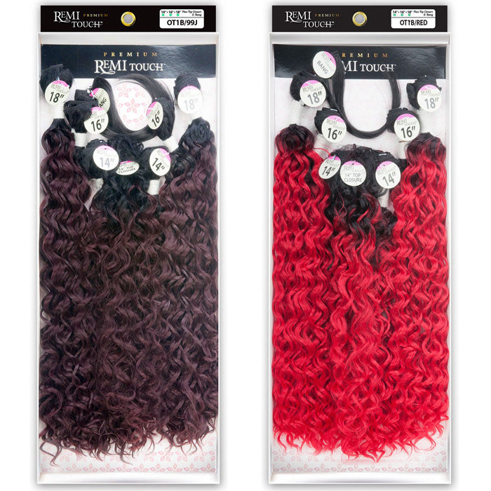 New Born Free Premium Remi Touch Weave BEACH CURL 8Pcs