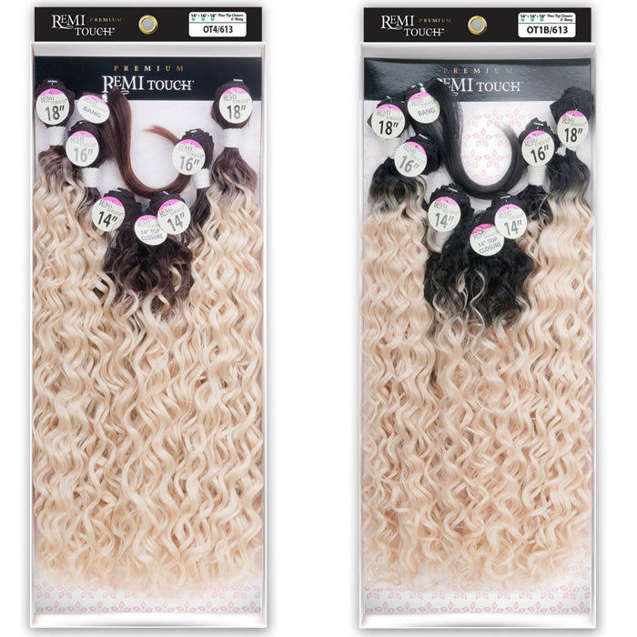 New Born Free Premium Remi Touch Weave BEACH CURL 8Pcs