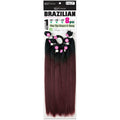 New Born Free Brazilian Premium Remi Touch Weave - STRAIGHT 8 PCS (14-22"+CLOSURE and BANG)