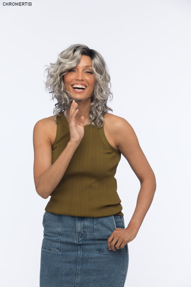 Finn Wig by Estetica | Front Lace Line | Synthetic Fiber