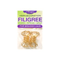 Magic Hair Decoration Spring - FILIGREE HEART GOLD/SILVER