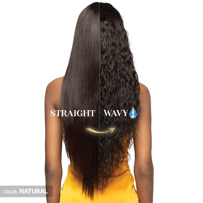 Bobbi Boss Glueless 100% Unprocessed Human Hair Hand-Tied Full Lace Wig - FLH020-WET & WAVY 28"