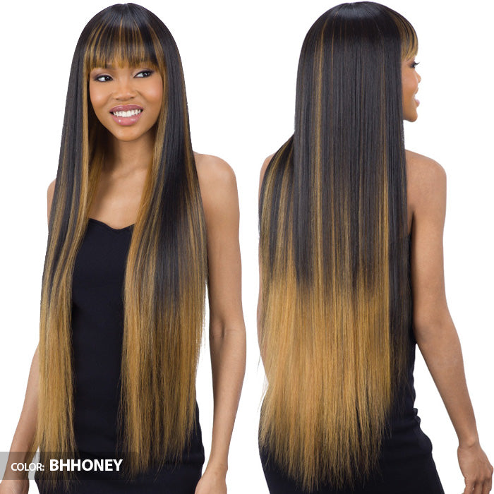 Mayde Beauty Free Part Axis Sleek Touch Full Wig - SLEEK CHINA BANG
