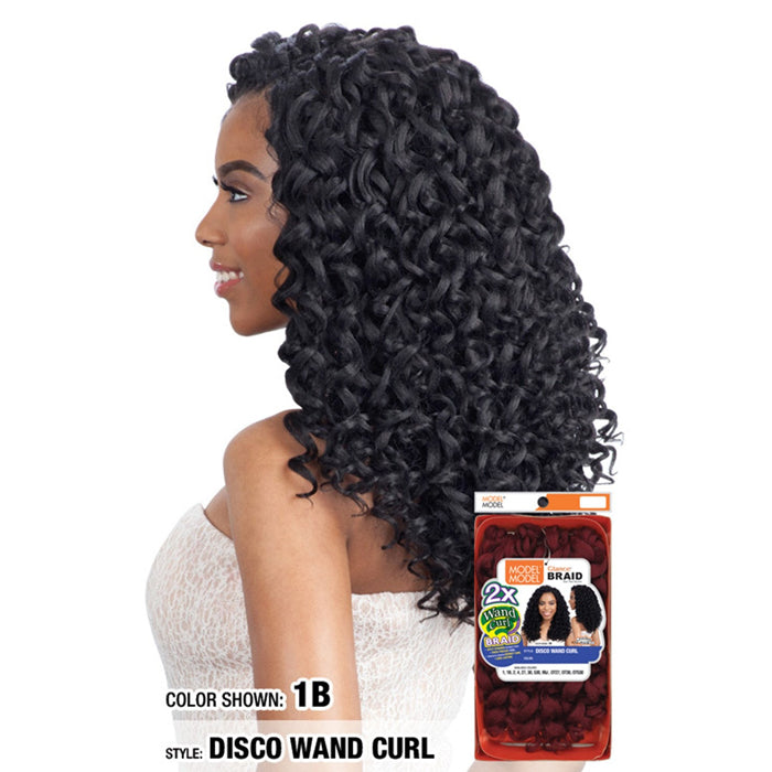 Model Model Glance Crochet Braid - 2X DISCO WAND CURL