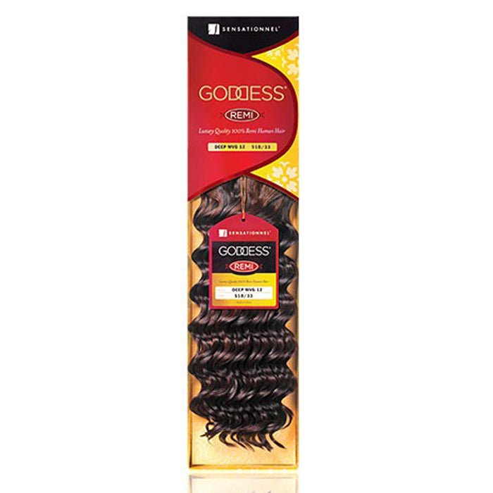Sensationnel Goddess 100% Remi Human Hair Weave - DEEP 14"