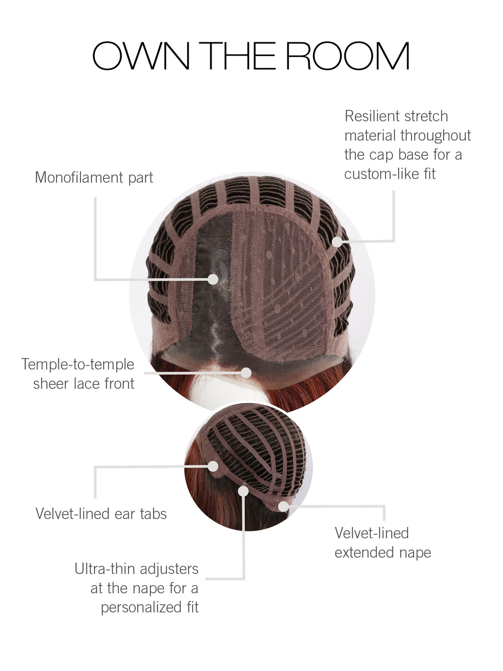 Own the Room by Gabor | Large Cap | Heat Friendly Synthetic