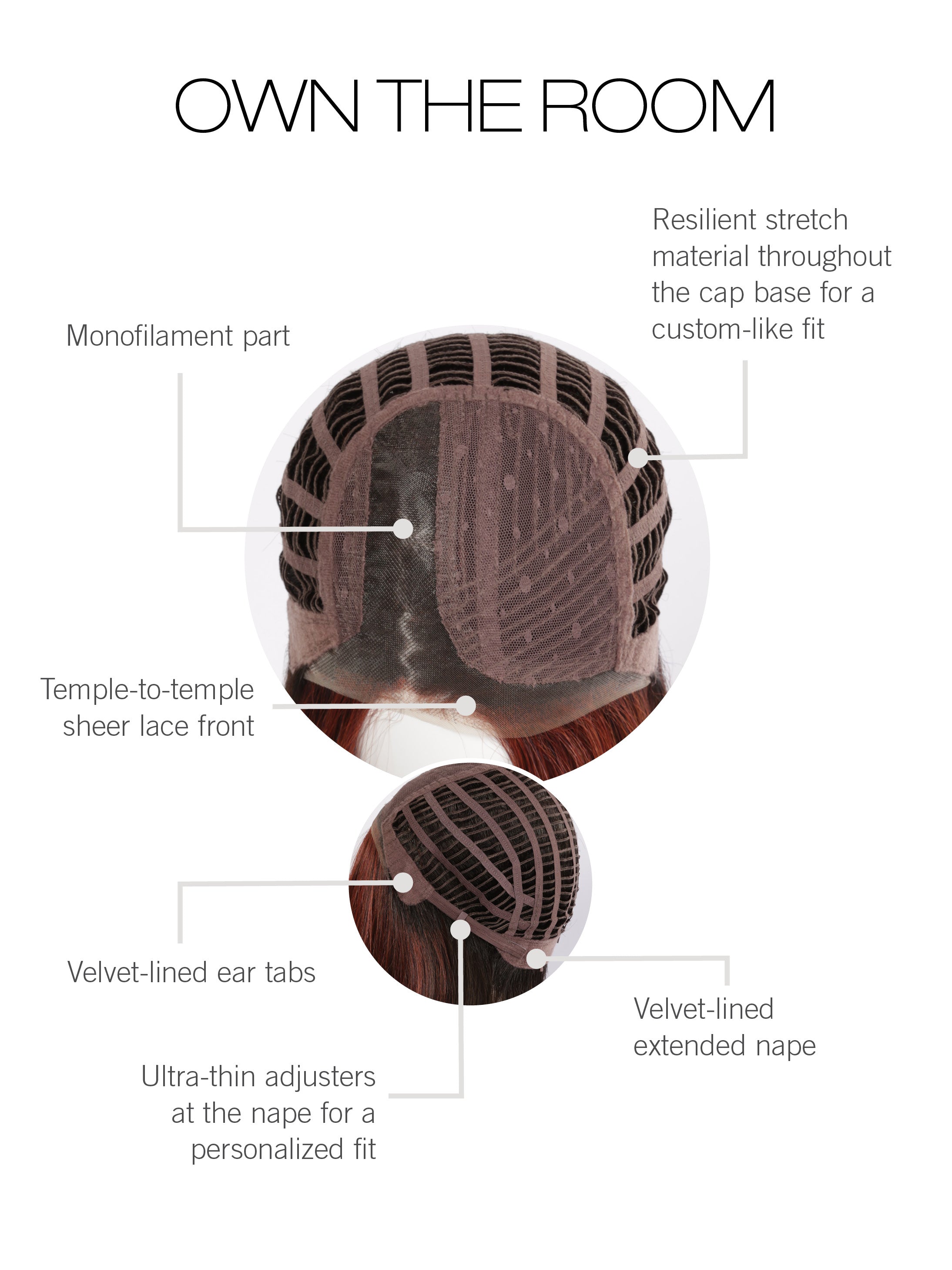 Own the Room by Gabor | Large Cap | Heat Friendly Synthetic