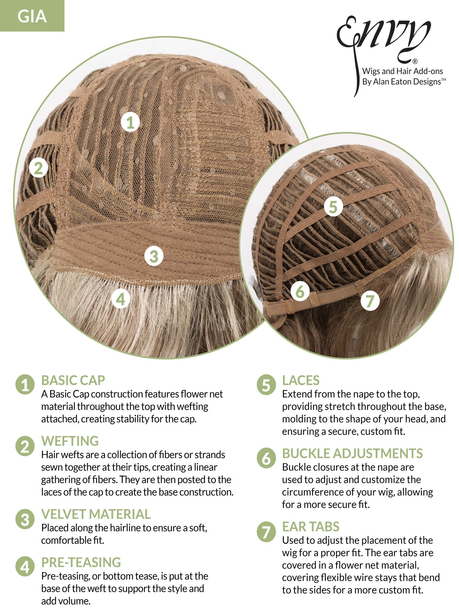 Gia Wig by Envy | Open Top | Synthetic Fiber