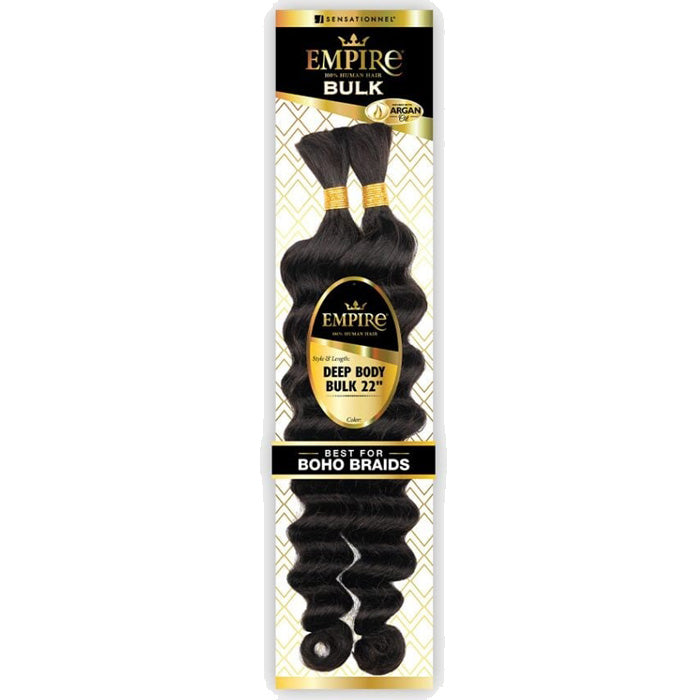 Sensationnel Empire 100% Human Hair Braids - DEEP BODY BULK 18"/22"