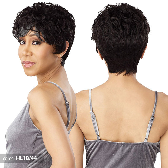 Sensationnel Empire Wig Salt & Pepper 100% Human Hair Full Wig - KORI