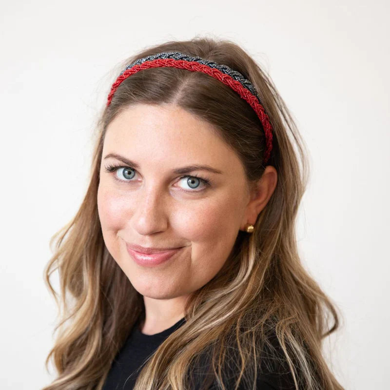 Ruby Red Rush Beaded Headband | Headbands of Hope