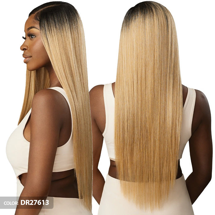Outre Purple Pack Brazilian Boutique 100% Human Hair Blend VIRGIN SLEEK PRESSED (1 Pack Solution) 18/20/22