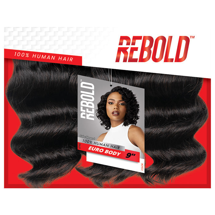 Sensationnel Rebold 100% Human Hair 3 PCS Weaves - EURO BODY 9"