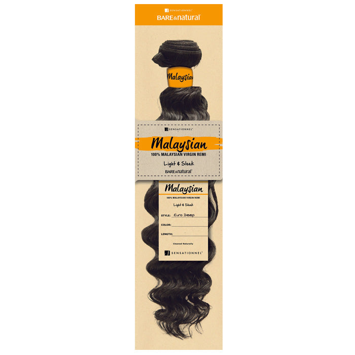 Sensationnel Bare & Natural 100% Malaysian Virgin Remi Weave - EURO DEEP 16/20"