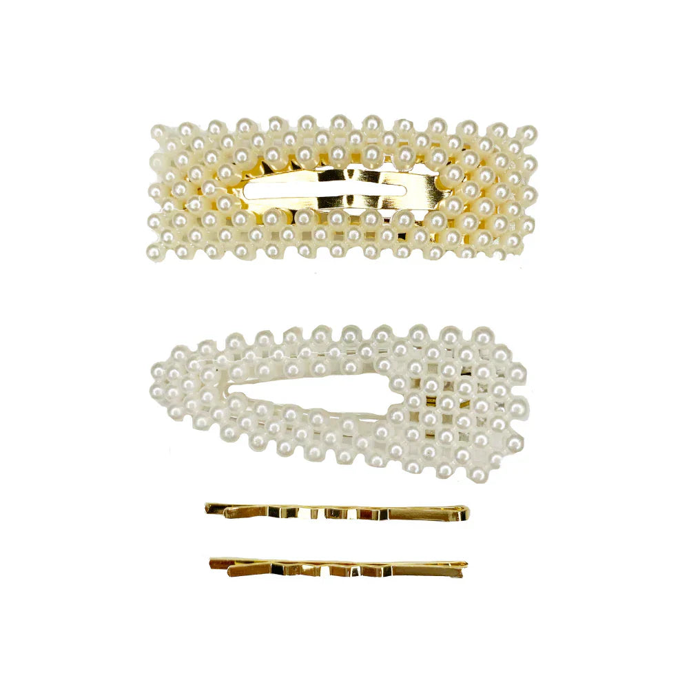 Hair Pins & Clips Set | Queen of Pearl | Headbands of Hope