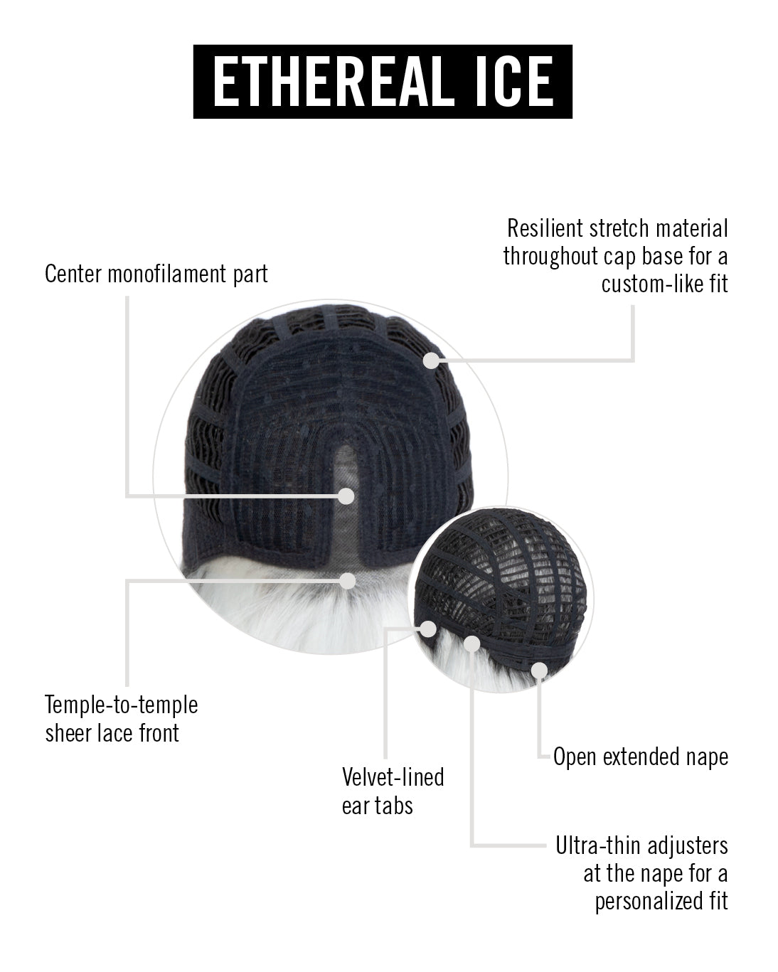 Ethereal Ice by Hairdo | Heat Friendly Synthetic