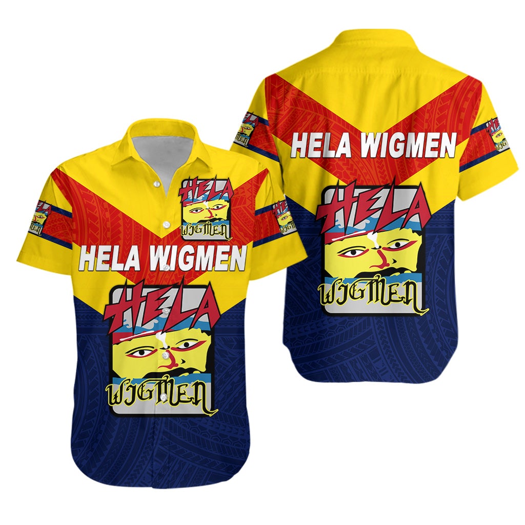 Papua New Guinea Hela Wigmen Hawaiian Shirt Rugby Simple Style LT8