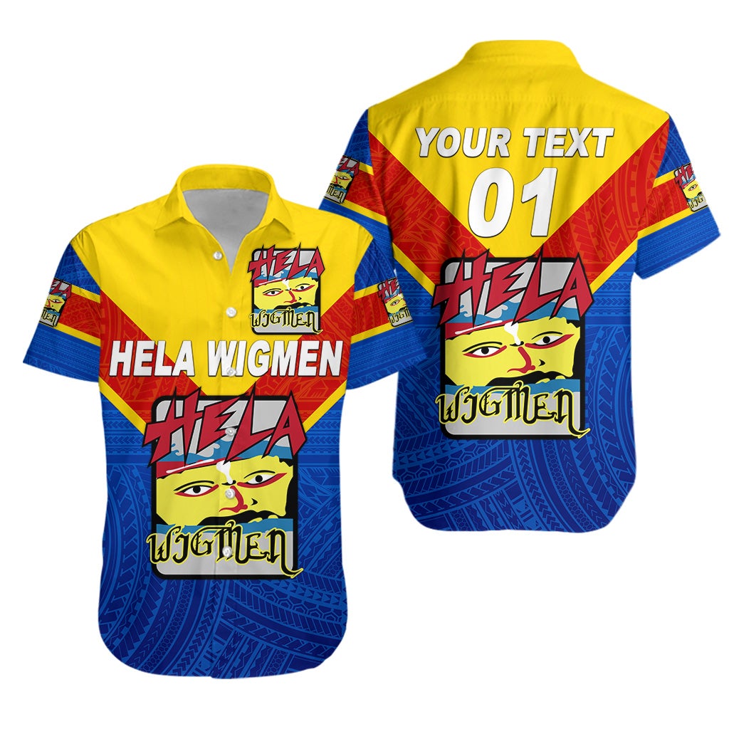 (Custom Personalised) Papua New Guinea Hela Wigmen Hawaiian Shirt Rugby Original Style, Custom Text And Number LT8