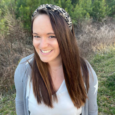 Hear Me Roar Blushing Braid Headband by Headbands of Hope