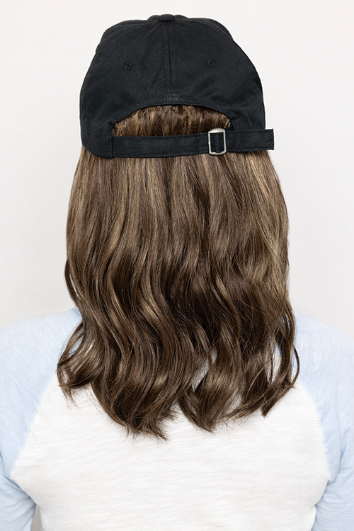 Wavy Hat Black by Henry Margu | Hats with Hair