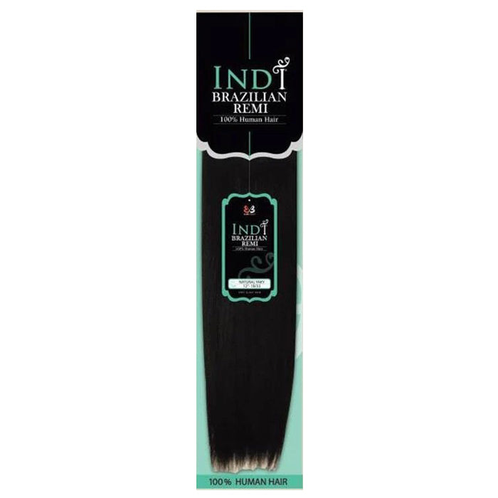 Bobbi Boss Indi Brazilian Remi 100% Human Hair Weave - NATURAL YAKI 10S-18"
