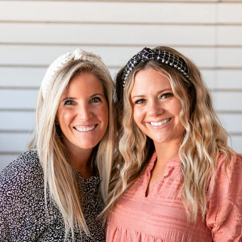 It Girl Headband in Black Houndstooth | Headbands of Hope