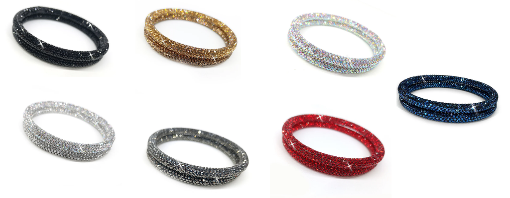 Jacqueline Kent | Crystal Collection | Set of 2 Bangles | Bracelet