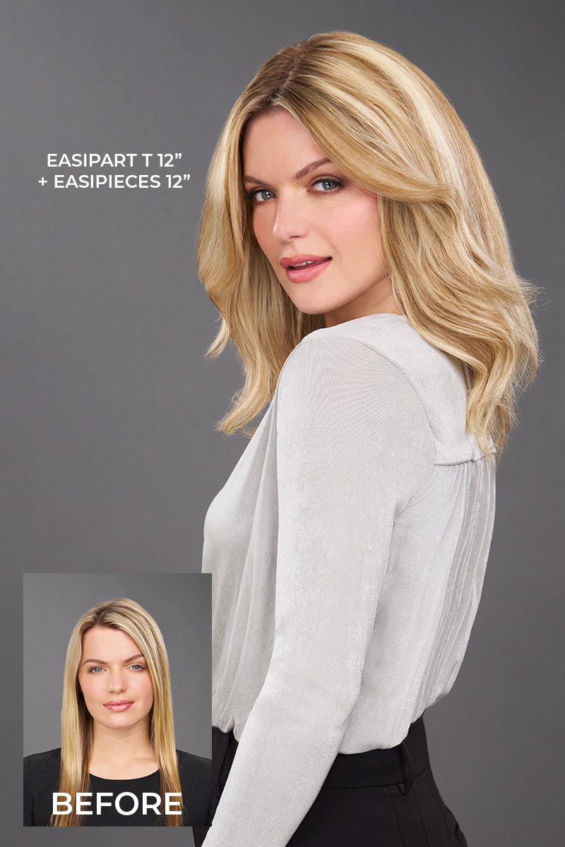 EasiPart T HH 18" Topper by Jon Renau | Topper | Human Hair