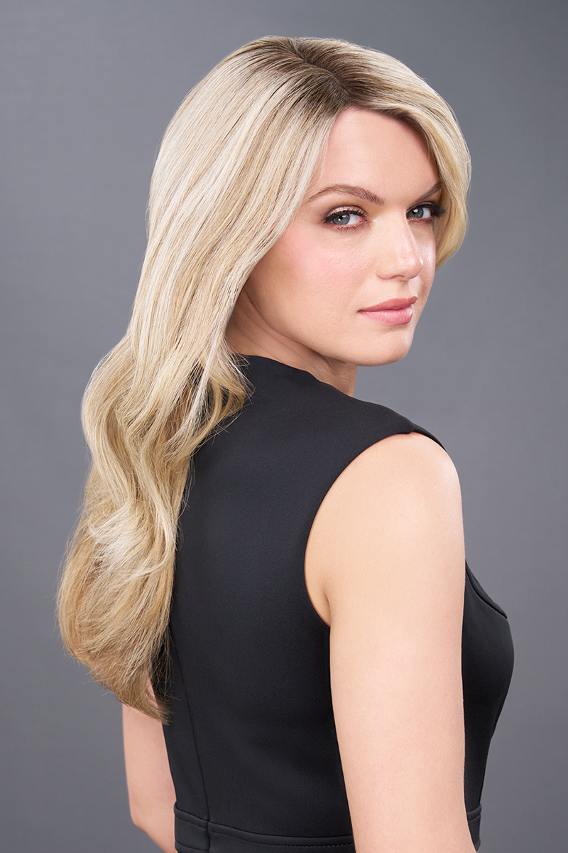 EasiPart Medium HH 18" Topper by Jon Renau | Topper | Human Hair