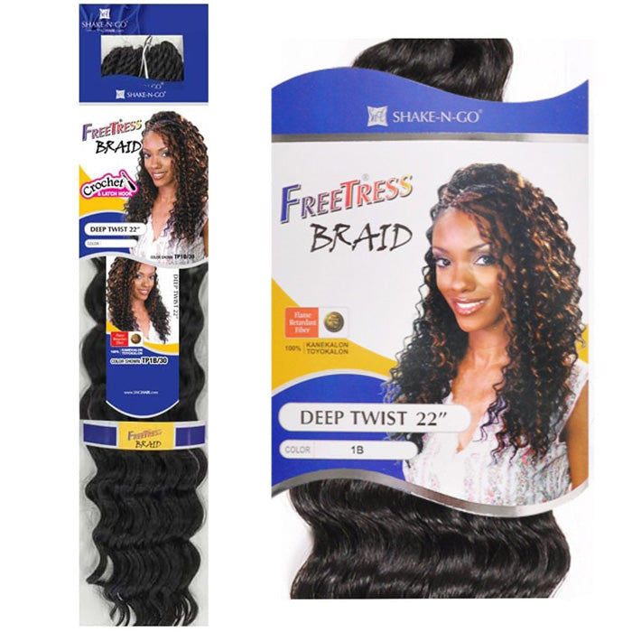 Freetress Crochet Braid - DEEP TWIST 22"
