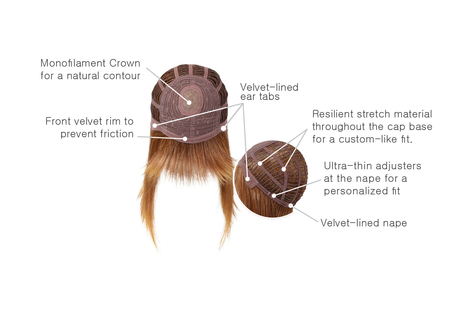 Pretty in Fabulous from KIDZ by Hairdo. | Mono Crown | Heat Friendly Synthetic