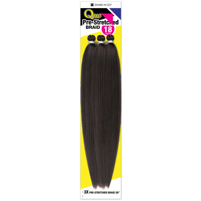Shake-N-Go Que 3X PRE-STRETCHED BRAID 18 Inch