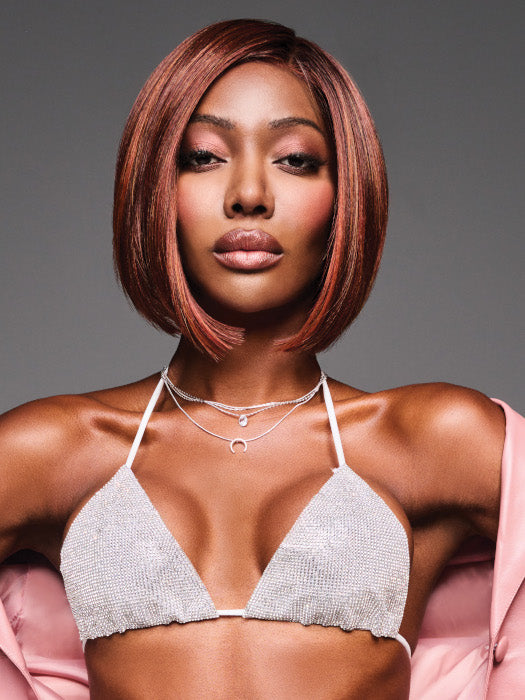 Hailey Wig by Kim Kimble | Extended Lace Front | Mono Top | Heat Friendly Synthetic