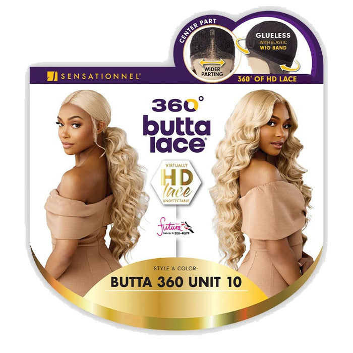 Sensationnel 360 Butta Lace Glueless HD Center Lace Part Wig - BUTTA 360 UNIT 10