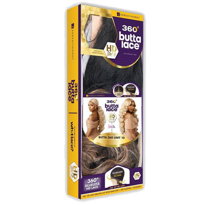 Sensationnel 360 Butta Lace Glueless HD Center Lace Part Wig - BUTTA 360 UNIT 10