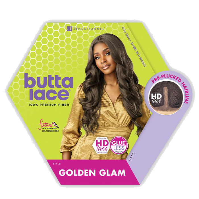 Sensationnel Butta Lace Glueless 5" Deep HD Lace Part Wig - GOLDEN GLAM