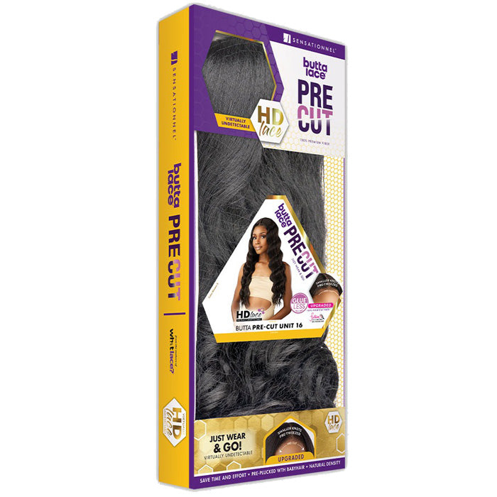 Sensationnel Butta Lace Glueless Pre-Cut 5" HD Deep Part Lace Front Wig - BUTTA PRE-CUT UNIT 16