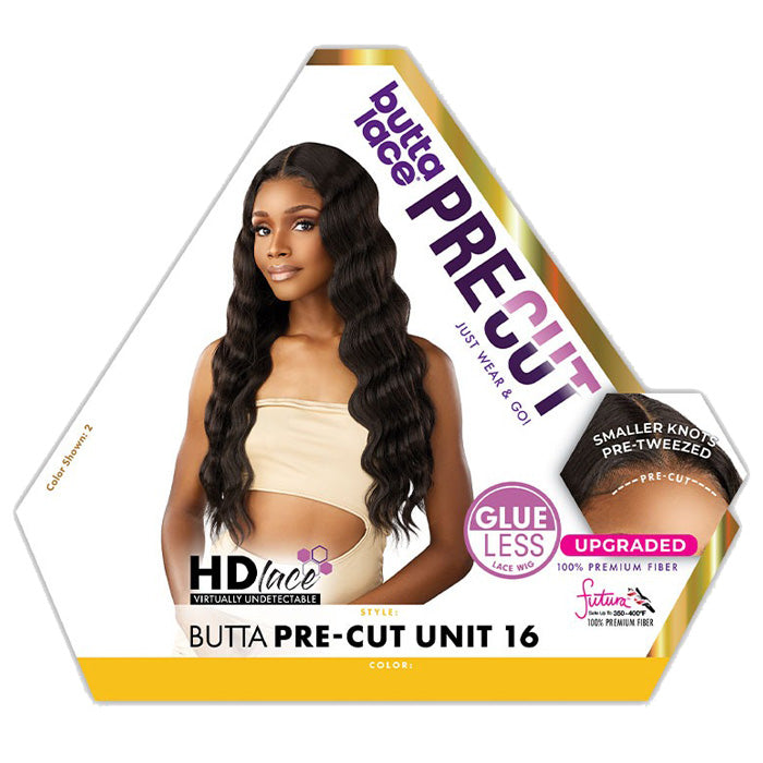 Sensationnel Butta Lace Glueless Pre-Cut 5" HD Deep Part Lace Front Wig - BUTTA PRE-CUT UNIT 16
