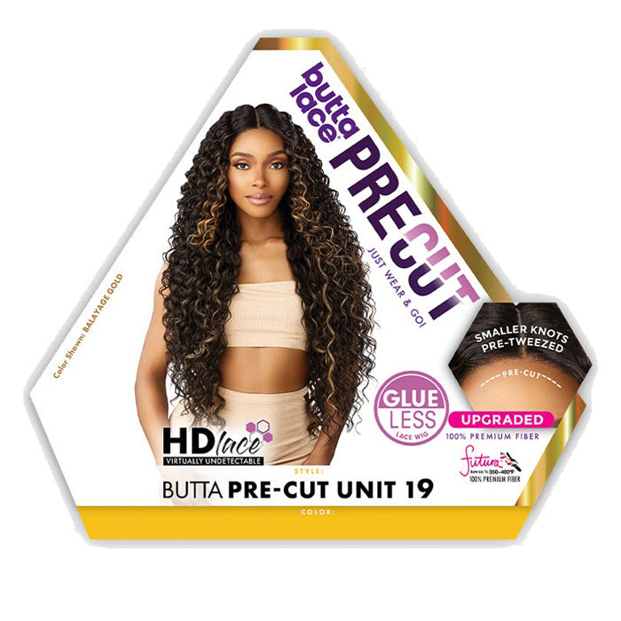 Sensationnel Butta Lace Glueless HD 5" Deep Center Lace Part Wig - BUTTA PRE-CUT UNIT 19