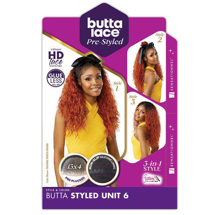 Sensationnel Butta Lace Glueless 13x4 HD Lace Front Wig - BUTTA STYLED UNIT 6