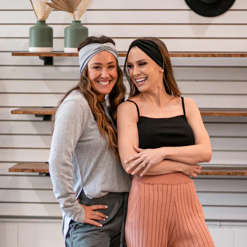 Lush Ribbed Twist Turban Headband | Black | Headbands of Hope
