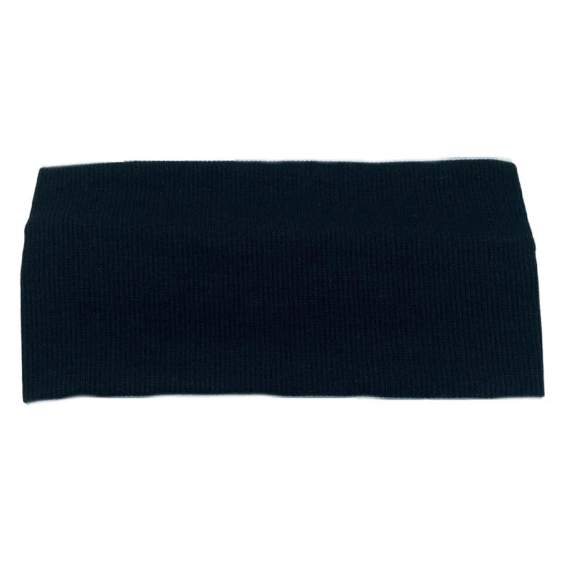 Lush Ribbed Twist Turban Headband | Black | Headbands of Hope