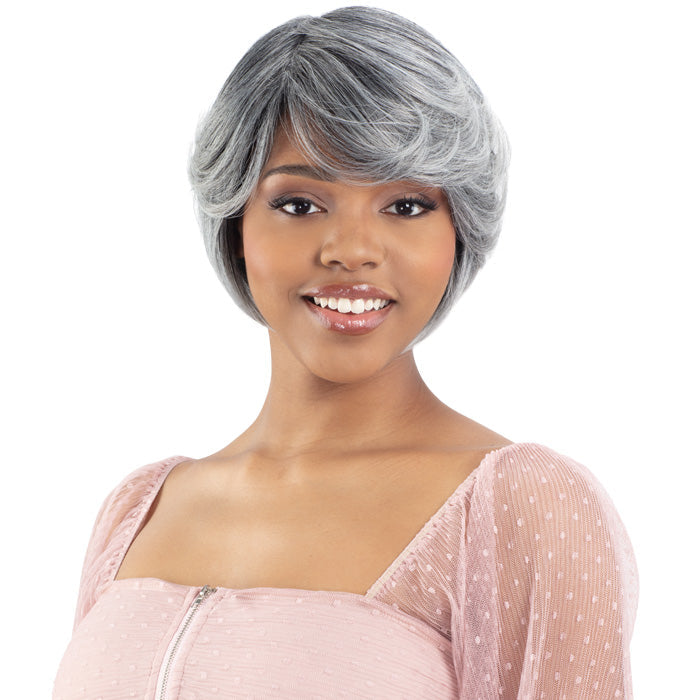 Model Model Miss Divine Human Hair Blend Full Wig - ALEXIS