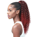 Bobbi Boss Human Hair Blend Tress Up Ponytail WATER WAVE 18"
