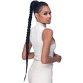 Bobbi Boss Human Hair Blend Ponytail - MOD060 BOX BRAID 40