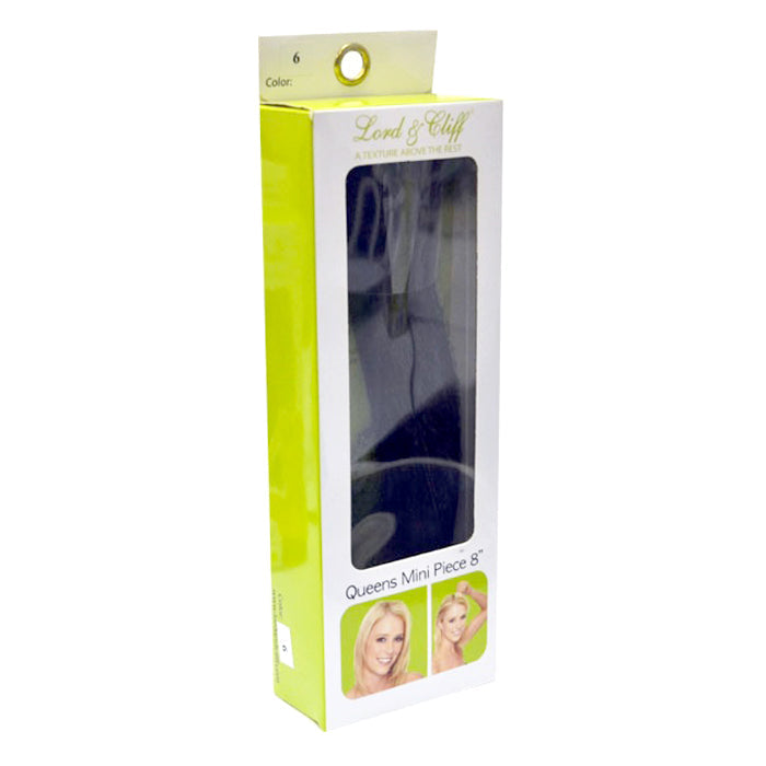 Lord & Cliff 100% Remy Human Hair Clip-In Hairpiece - QUEENS MINI PIECE 8"