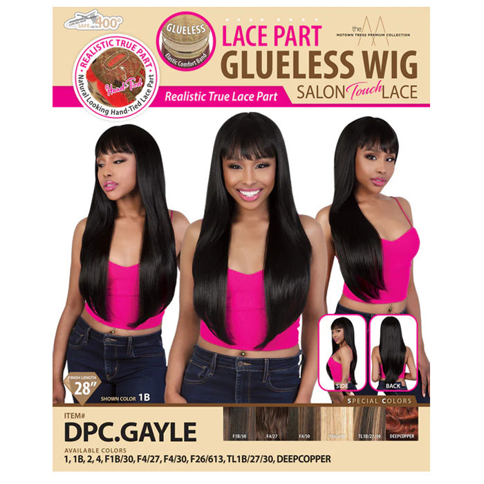 Motown Tress Glueless Salon Touch Lace Part Wig - DPC.GAYLE
