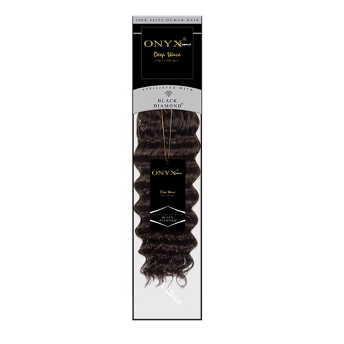 Onyx 100% Human Hair Weave - NEW DEEP WAVE 10-14"(Machine-Tied)