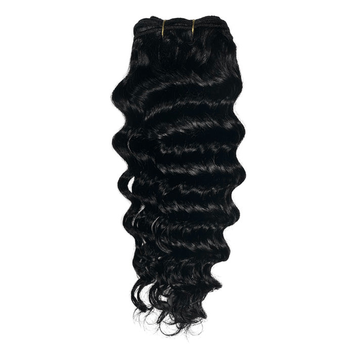 Onyx 100% Human Hair Weave - NEW DEEP WAVE 10-14"(Machine-Tied)